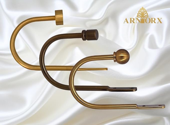 ARNORX Curtain Holdbacks, Decorative French Ball End, Curtain Drapery Holdbacks - Image 6