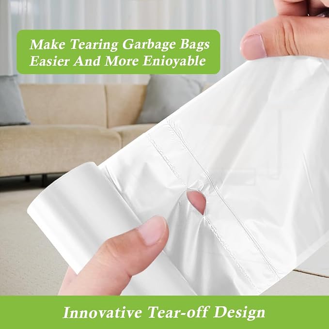 13 Gallon 100 Counts Strong Tall Kitchen Trash Bags Garbage Bags by RayPard - Image 3