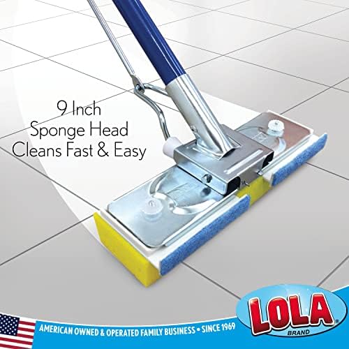 LOLA Squeeze Matic Butterfly Sponge Mop Refill, 2 Pack Replacement Head - Image 4