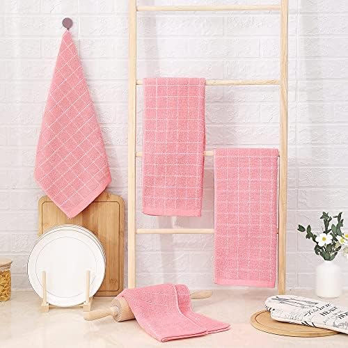 Homaxy 100% Cotton Terry Kitchen Towels, 7 Pack - Image 6
