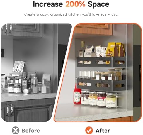 Sevenblue 4-Pack Magnetic Spice Rack - Image 3