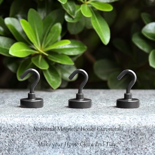 Neosmuk Magnetic Hooks for Cruise Cabins, 85lb+ Heavy Duty, 6 Pack - Image 3
