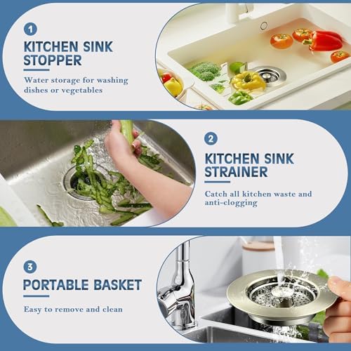 Kitchen Sink Drain Strainer and Stopper - Image 6