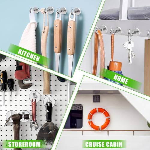 MIKEDE Magnetic Hooks Heavy Duty Cruise Essentials 85LBS Strong Magnet 5Pcs - Image 4