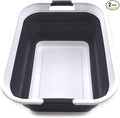 SAMMART 42L Collapsible Plastic Laundry Basket-Foldable Pop Up Storage by SAMMART