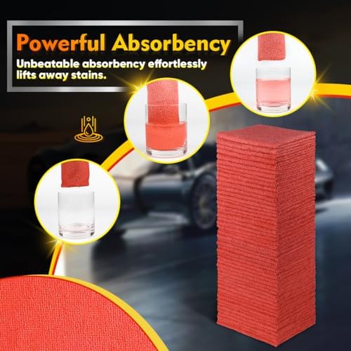HOMEXCEL Microfiber Cleaning Cloth 200 PK, Towels - Image 3
