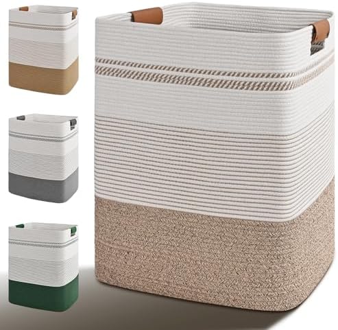 Laundry Hamper, 85L Tall Laundry Basket by Degeyoyo