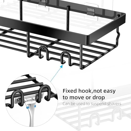 Moforoco 3-Pack Shower Caddy Basket Shelf - Image 5