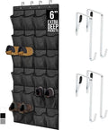 GORILLA GRIP Over the Door Shoe Organizer, 24 Extra Large Pockets, Space Saving by Unknown
