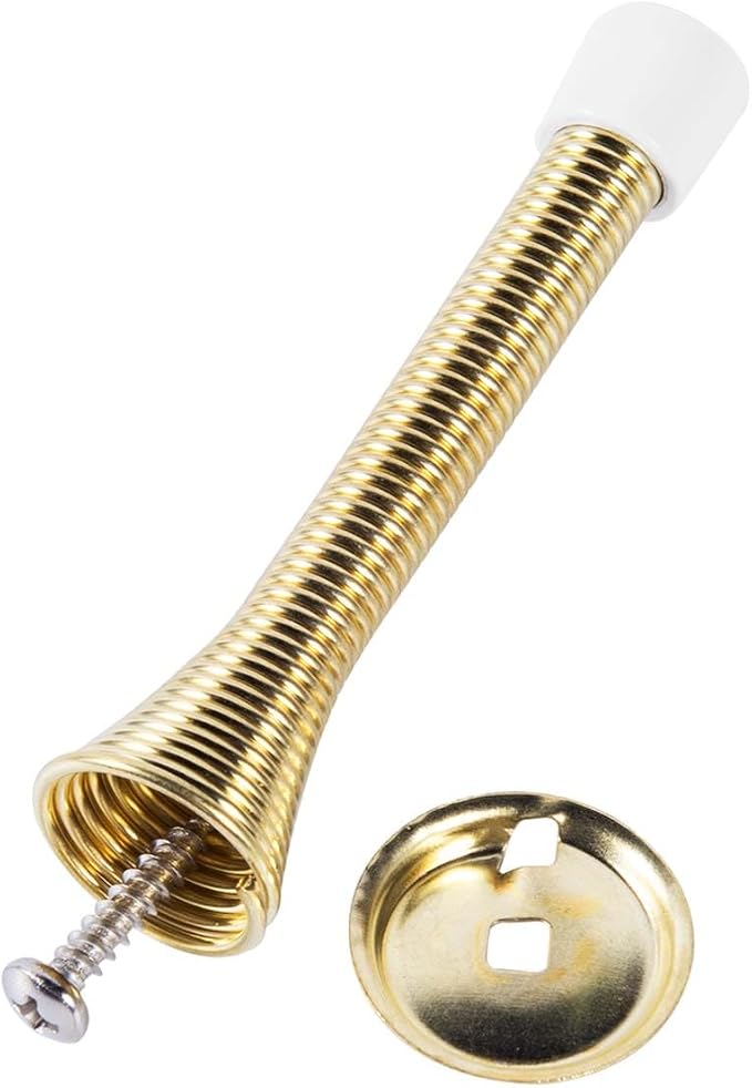 KISEER 24 Pack Spring Door Stops 3 1/4 Inch Flexible Heavy Duty Spring Door - Image 7