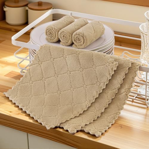 Homaxy Super Soft 18 Pack Coral Velvet Dish Cloths - Image 6