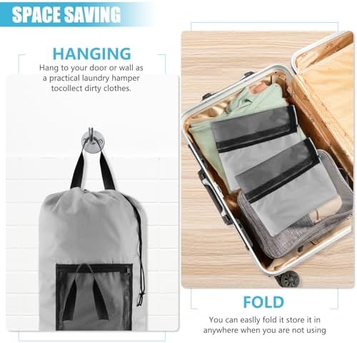 Olosar Laundry Bag Backpack, Dirty Clothes Travel Bag - Image 5