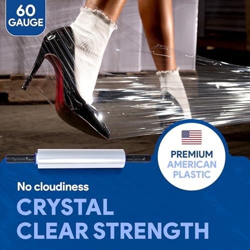 International Plastics Co. 15" Plastic Stretch Wrap - Image 5