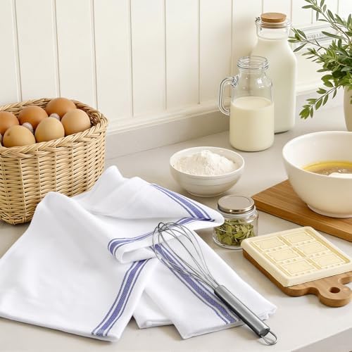 Homaxy 100% Ring Spun Cotton Kitchen Towels 24 Pack - Image 6
