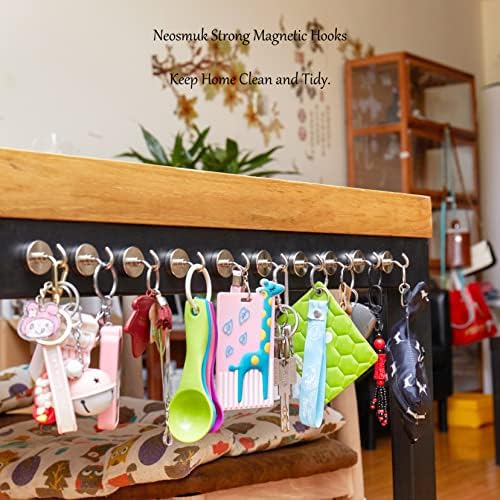 Neosmuk Magnetic Hooks for Cruise Cabins, 85lb Heavy Duty, 4 Pack - Image 5