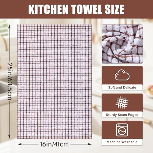 Mordimy Premium Cotton Kitchen Towels 16"x 25", 8 Pack - Image 2
