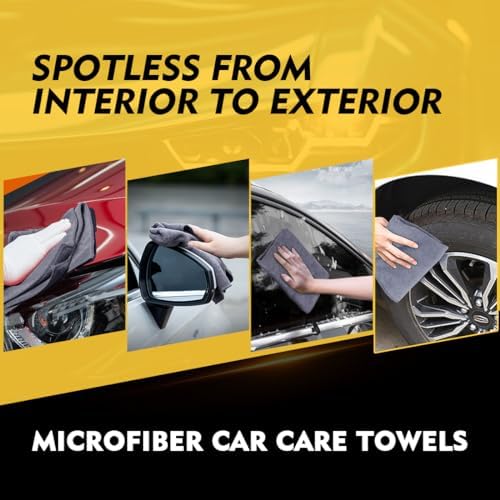 HOMEXCEL 600 Packs Microfiber Cleaning Cloth, 11.5 x 11.5 inch Microfiber Towels - Image 5