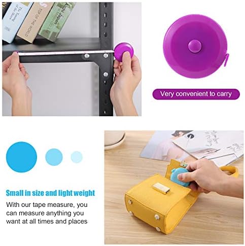 Tape Measures Retractable, Fabric Measuring Tape, 60 Inch Small Sewing Tape - Image 6
