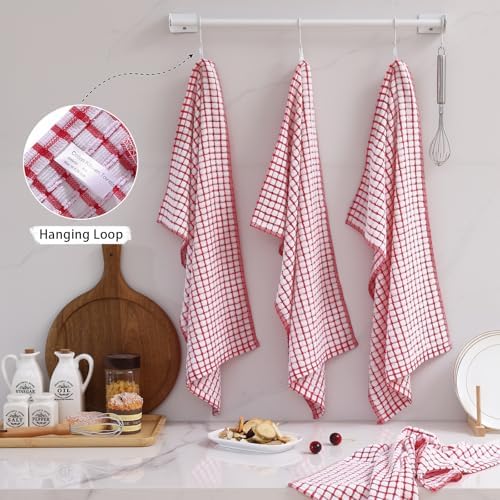 Mordimy Premium Cotton Kitchen Towels 16"x 25", 6 Pack - Image 6