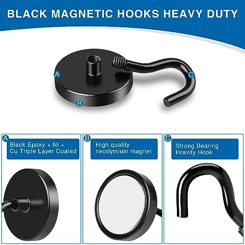 LOVIMAG Magnetic Hooks for Cruise Cabins, 6 Pack - Image 4