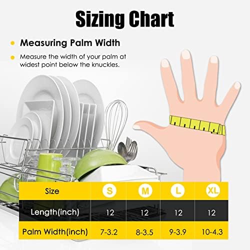 Rubber cleaning gloves 3 or 6 Pairs - Image 2