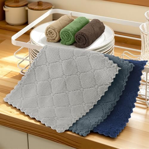 Homaxy Super Soft Coral Velvet Dish Cloths 18 Pack - Image 6