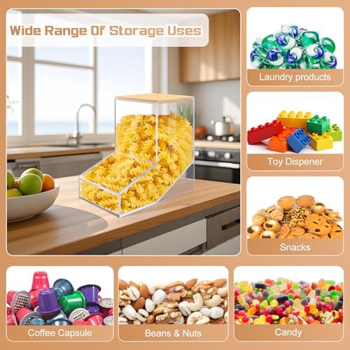 JYPS Laundry Box, Acrylic Dishwasher Pod Holder - Image 5