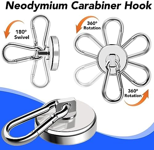 LOVIMAG Magnetic Hooks 150 LBS Strong Magnets Cruise 6Pack Magnet - Image 5