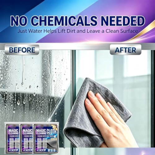 5 Pack XXL Genie Cloth Magic Cloth, Genie Magic Cleaning Cloths - Image 5
