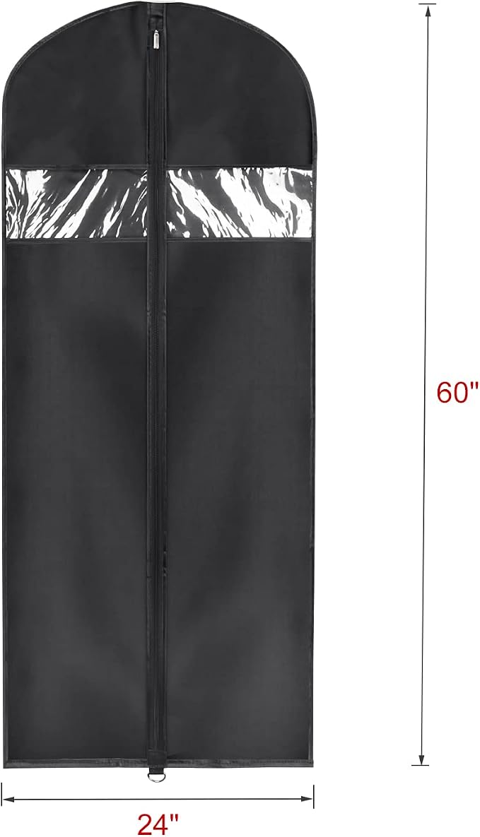 Univivi Garment Bag Suit Bag for Storage and Travel, 60 Inch, Oxford Fabrics - Image 2