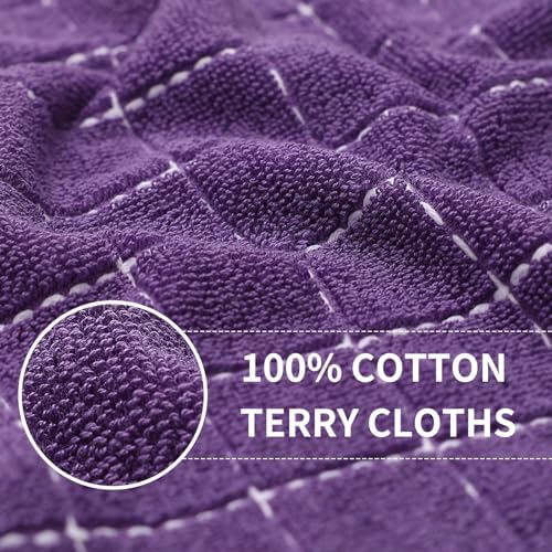 Homaxy 100% Cotton Terry Bulk Kitchen Towels, 15 Pack - Image 2