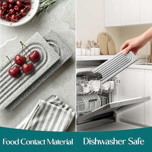 Stone Faucet Mat for Kitchen Sink, Food-Grade Diatomite Stone Drying Mat for - Image 2