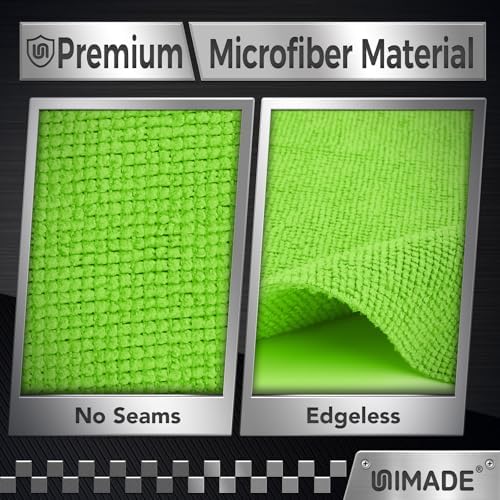 UNIMADE Microfiber Cleaning Cloth, 200PK Reusable Shop Rags Bulk - Image 2