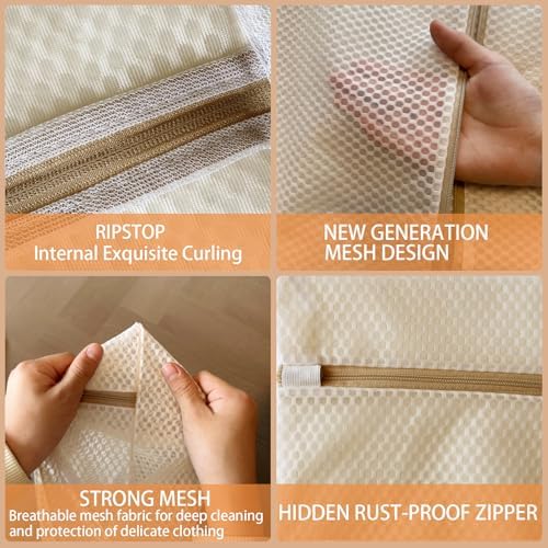 2Pcs Durable Honeycomb Mesh Laundry Bags - Image 3