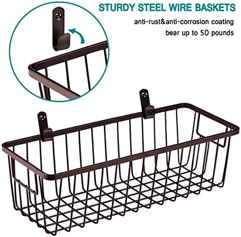 SheeChung Metal Wire Basket, Small Storage Baskets - Image 3