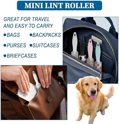 20Pcs Mini Lint Roller Travel Size, Mini Lint Roller - Image 6