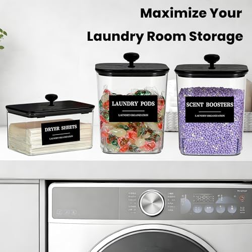Laundry Detergent Pods Container & Dryer Sheet Holder - Image 2