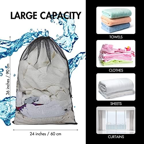 Berlune 30 Pack Large Mesh Laundry Bags - Image 2
