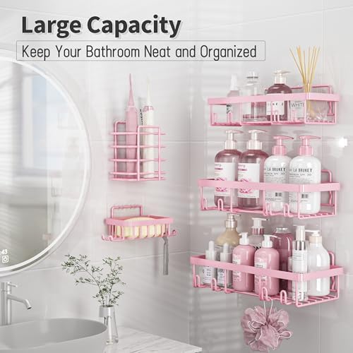 Liuoud 5 Pack Shower Caddy for Inside Shower - Image 2