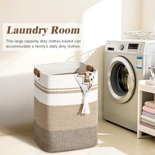 Laundry Hamper, 95L Tall Laundry Basket - Image 2