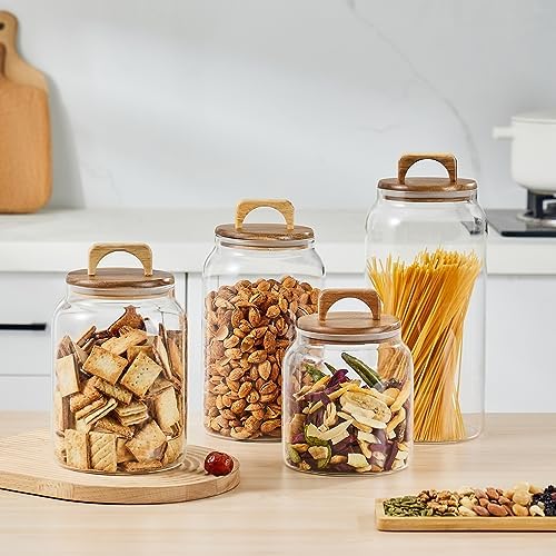 Sweejar Glass Jars for Laundry Room Organization, 90 ounce Laundry Pods - Image 7