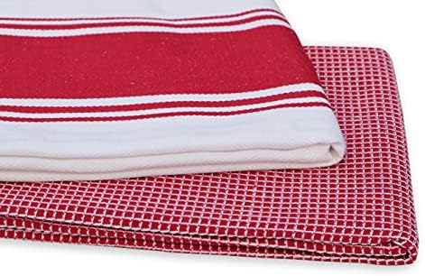 AMOUR INFINI Cotton Kitchen Towels Set of 4 Highly Absorbent, Ultra Soft Waffle - Image 3