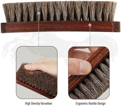 100% Horsehair Shoe Brush - Image 5