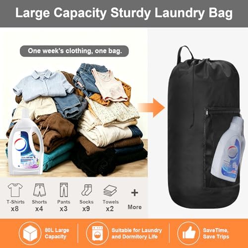 Laundry Bag Backpack Durable Laundry Bag - Image 5