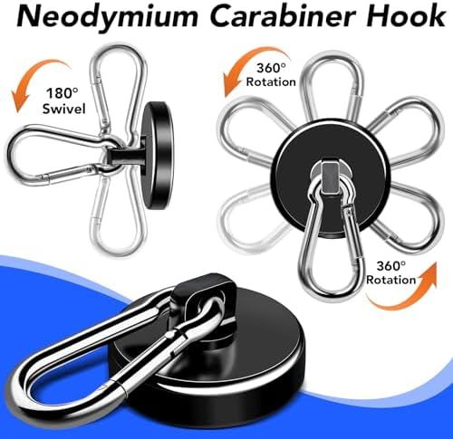 LOVIMAG Magnetic Hooks 110LBS Strong Magnets Cruise 12Pack Magnet - Image 5