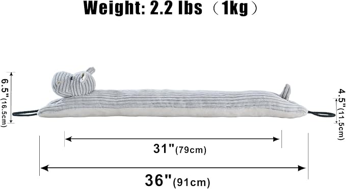 Under Door Draft Stopper Decorative Wind Stopper 36 inch - Image 2