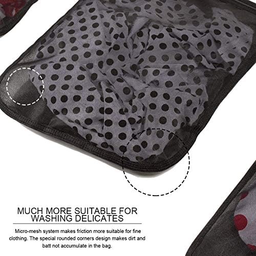 TENRAI 3 Pack Delicates Laundry Bags, Bra Fine Mesh Wash Bag, Use YKK Zipper - Image 5