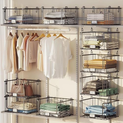 3-Pack Laundry Basket, Wire shelves - Image 6
