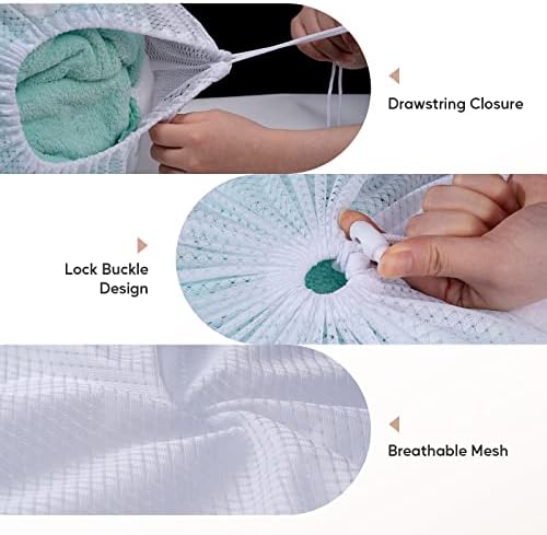 Meowoo 4Pcs Large Mesh Laundry Bag - Image 4