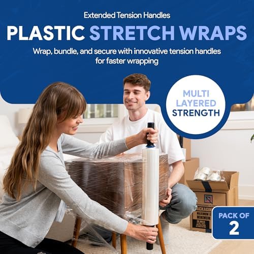 International Plastics Co. 15" Plastic Stretch Wrap - Image 3